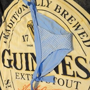 Aerie blue tye side bikini bottoms size small